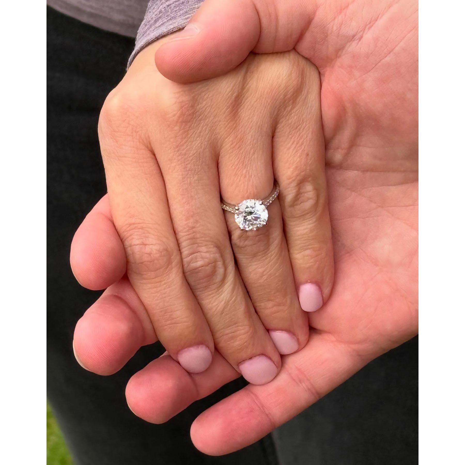 The first ring photo after Wills proposed