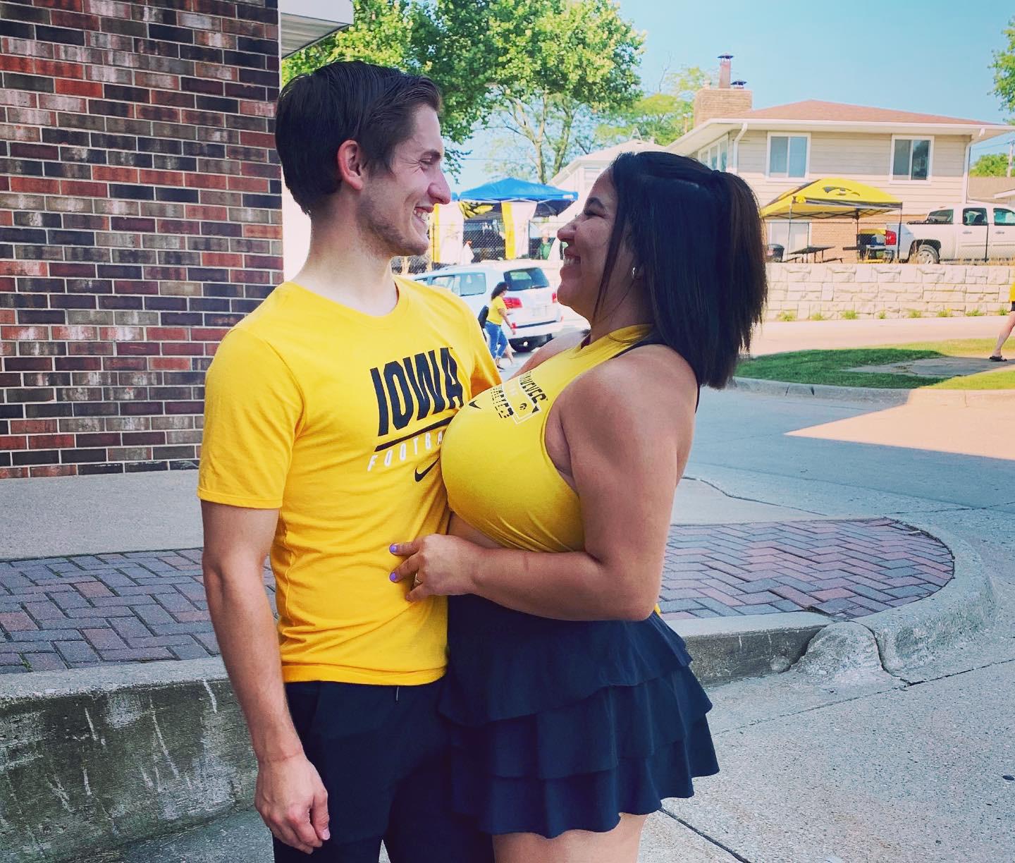 Our last Iowa football season as it was Zach’s Senior year and Gretchen's knee decided to act up for her senior year season.