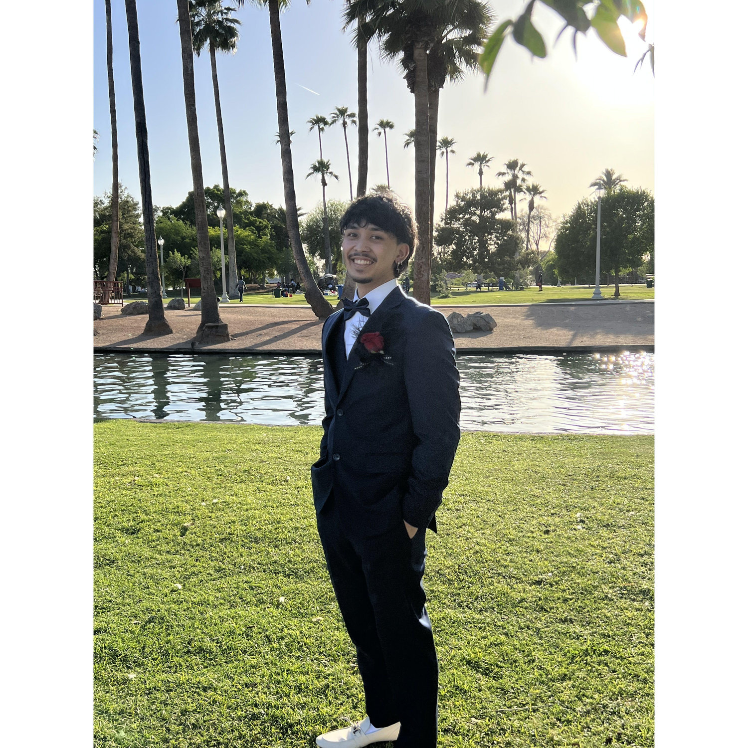 Gabe looking so handsome during prom season- 2022