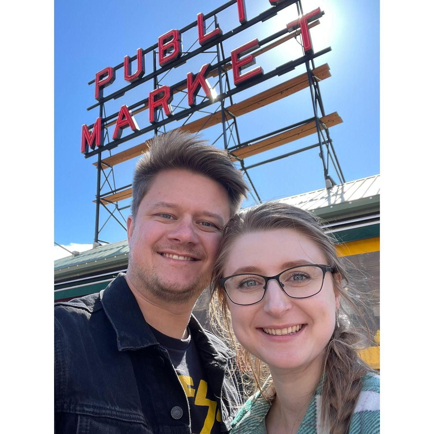 Pikes Place Market.