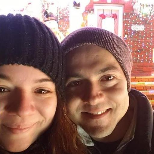 Looking at holiday lights