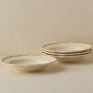 Stoneware Pasta Bowls by Maison Madison - Colette in Beige