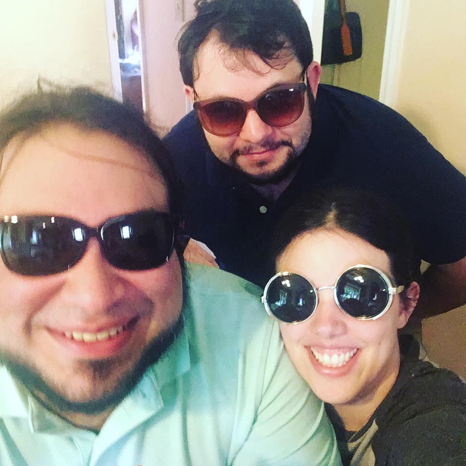 What happens when friends trade sunglasses