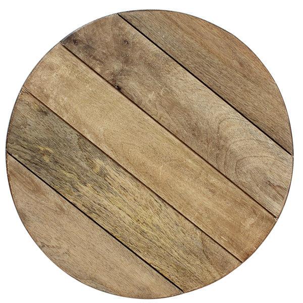 Round Serving Tray with Feet