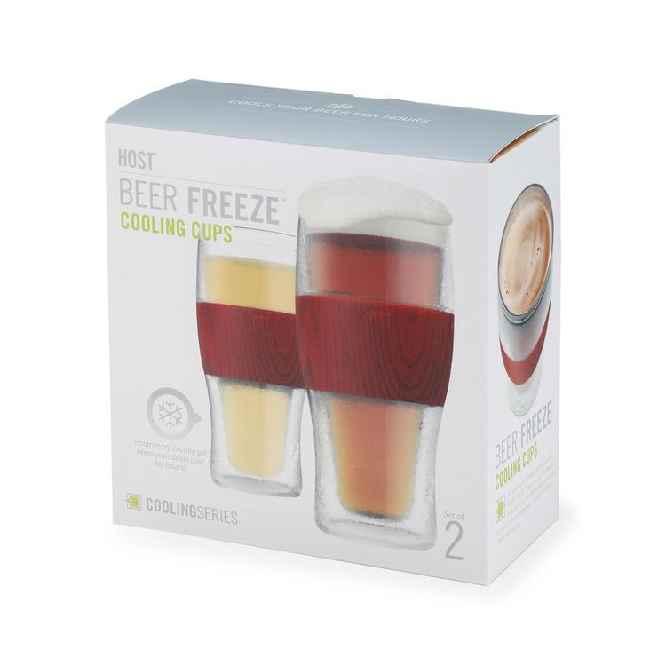 HOST, Beer Freeze Cooling Cup Set of Zola