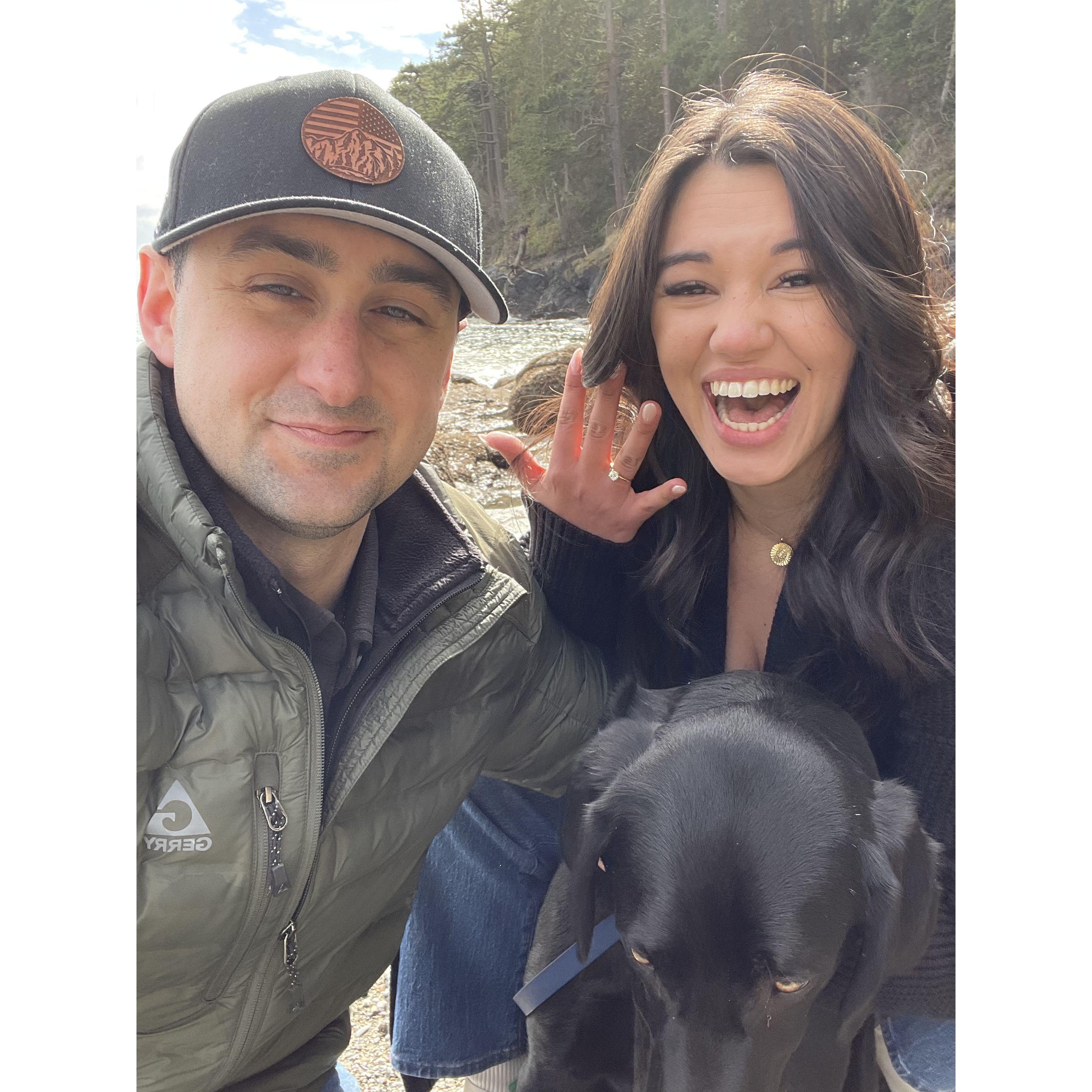 Going back and forth between smiling and crying - truly the best day