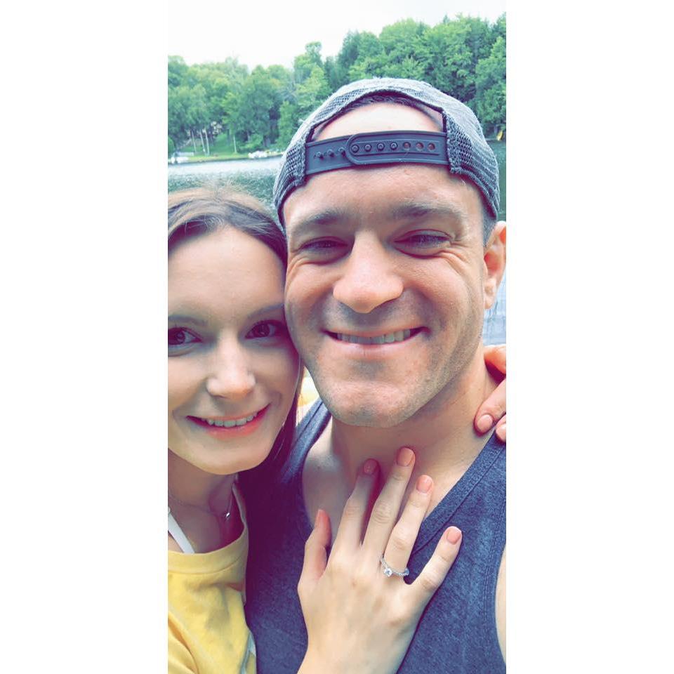 Right after Jake popped the question