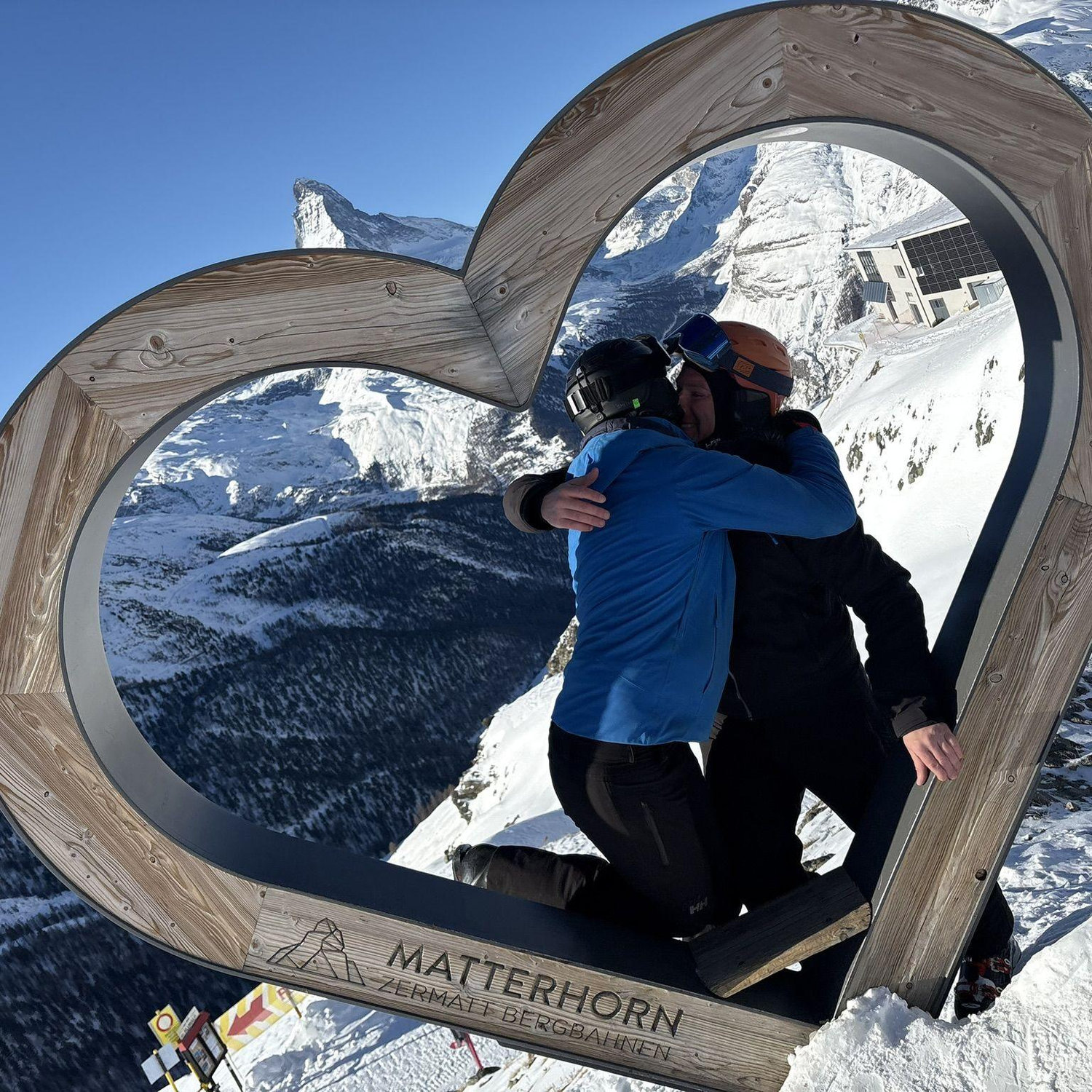 Engagement in Zermatt, Switzerland