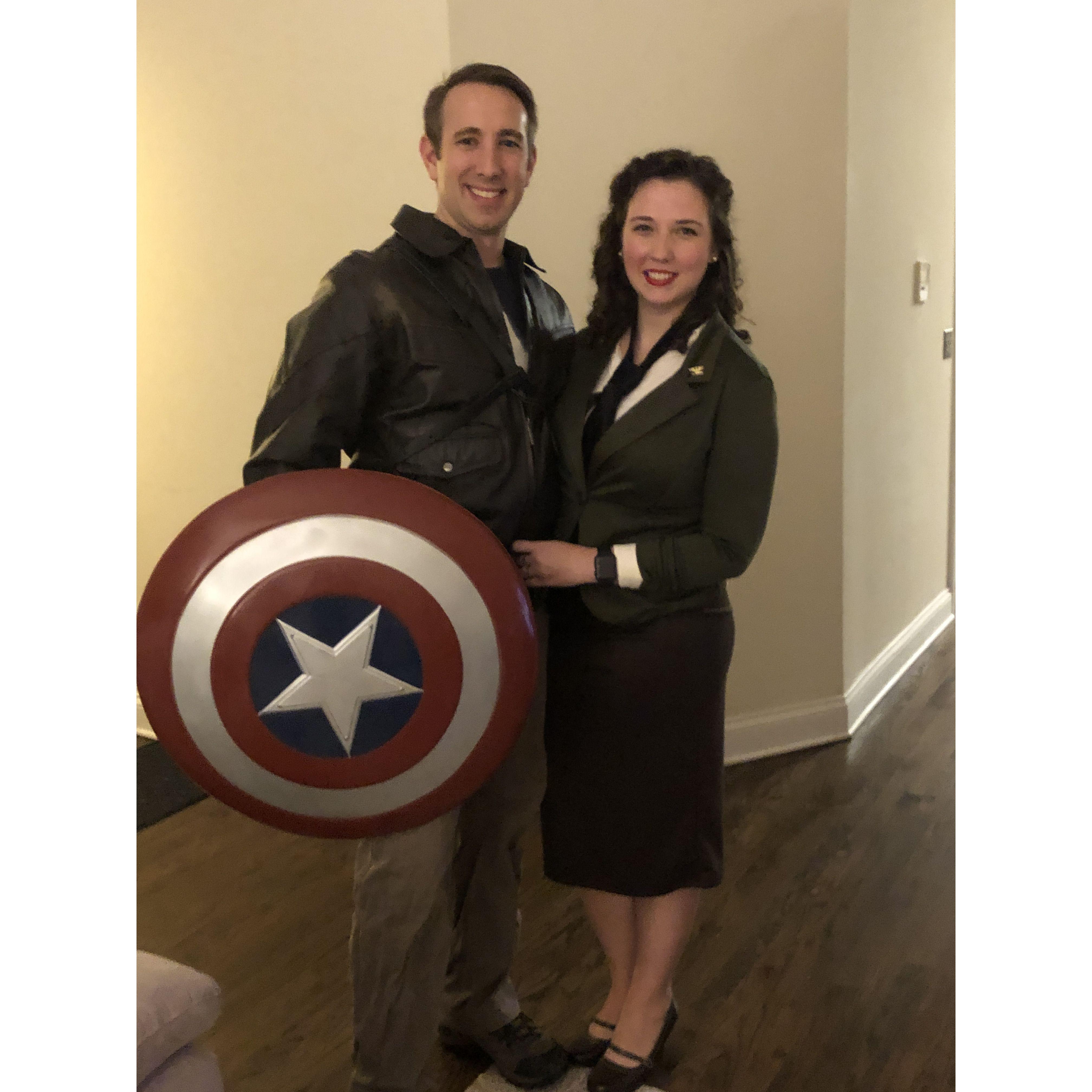 Captain America and Peggy Carter-Halloween 2019?