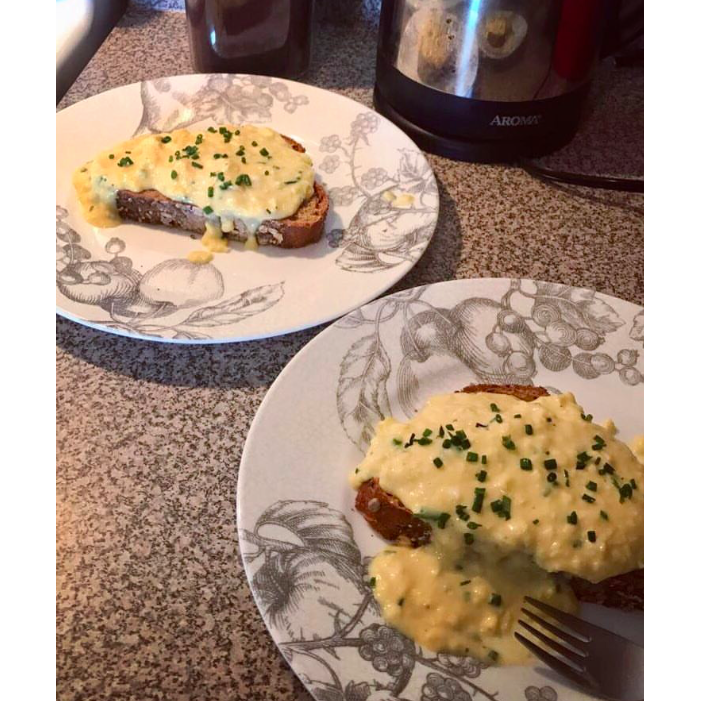 One of the first breakfasts he ever made for me!