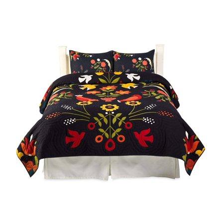 Ansley Folk Art Quilt Set, King Size