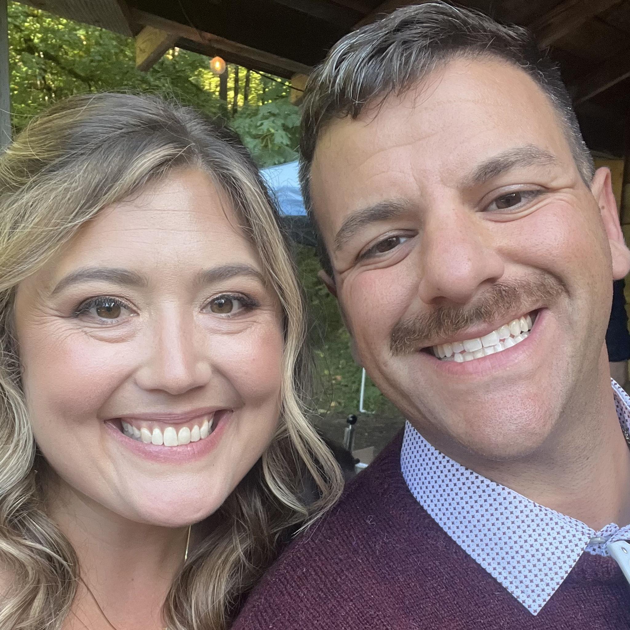 At Ally and Andrew's wedding!