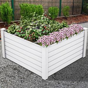 Winon 4 x 4 x 2 FT Raised Garden Bed