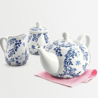 Martha Stewart Collection - English Garden 3-Piece Tea Set