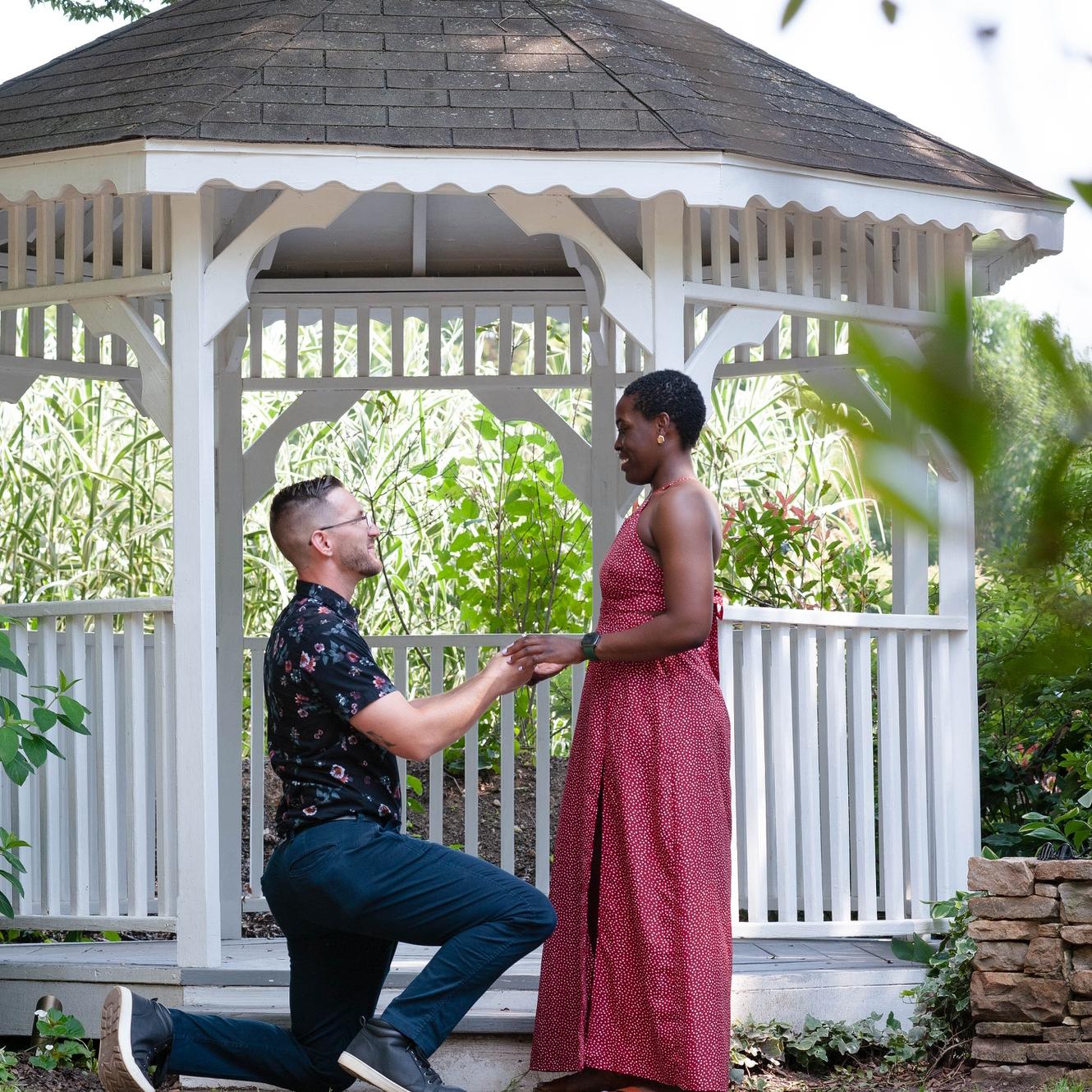 The proposal ❤️ June 3, 2023 📍JC Raulston Botanical Gardens (Raleigh, NC)