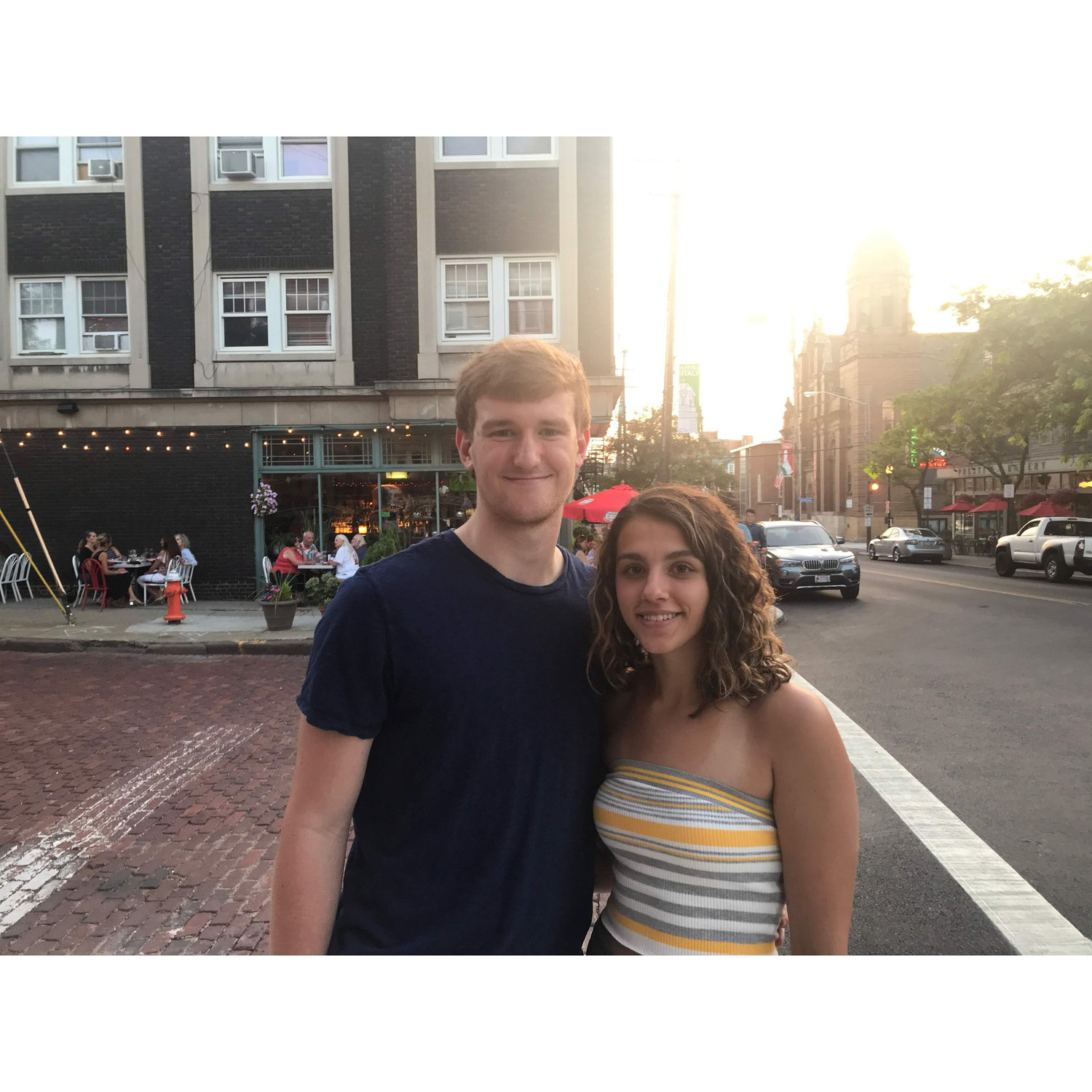 Little Italy in Cleveland. This was before Brittney learned to love olives and she thought they tasted like feet.