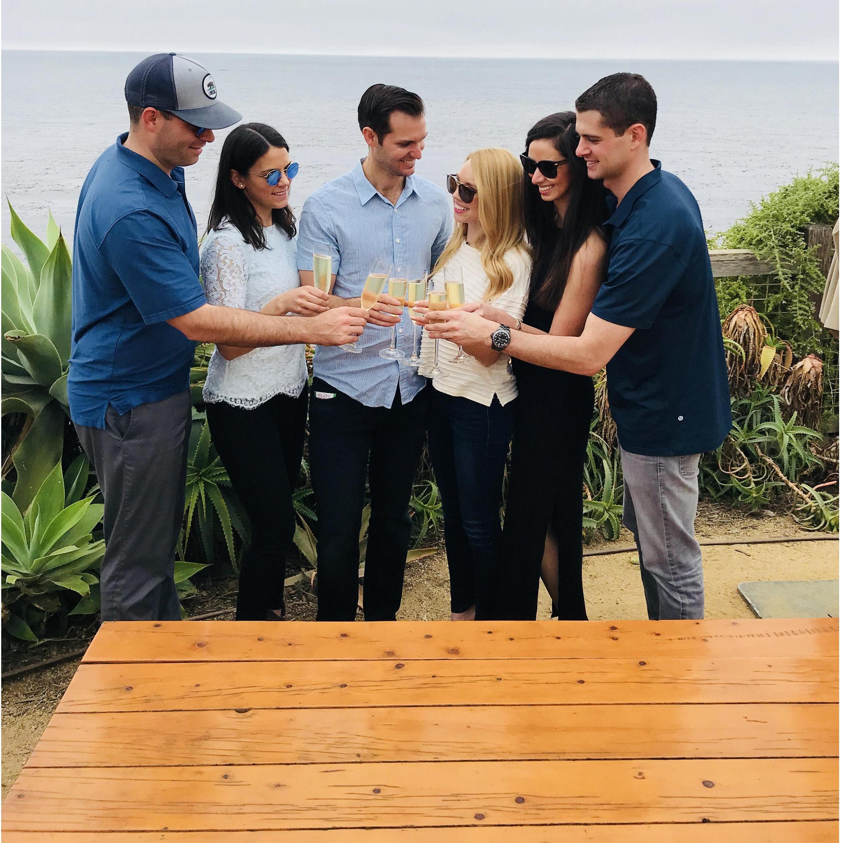 Celebrating our engagement at Terranea Resort