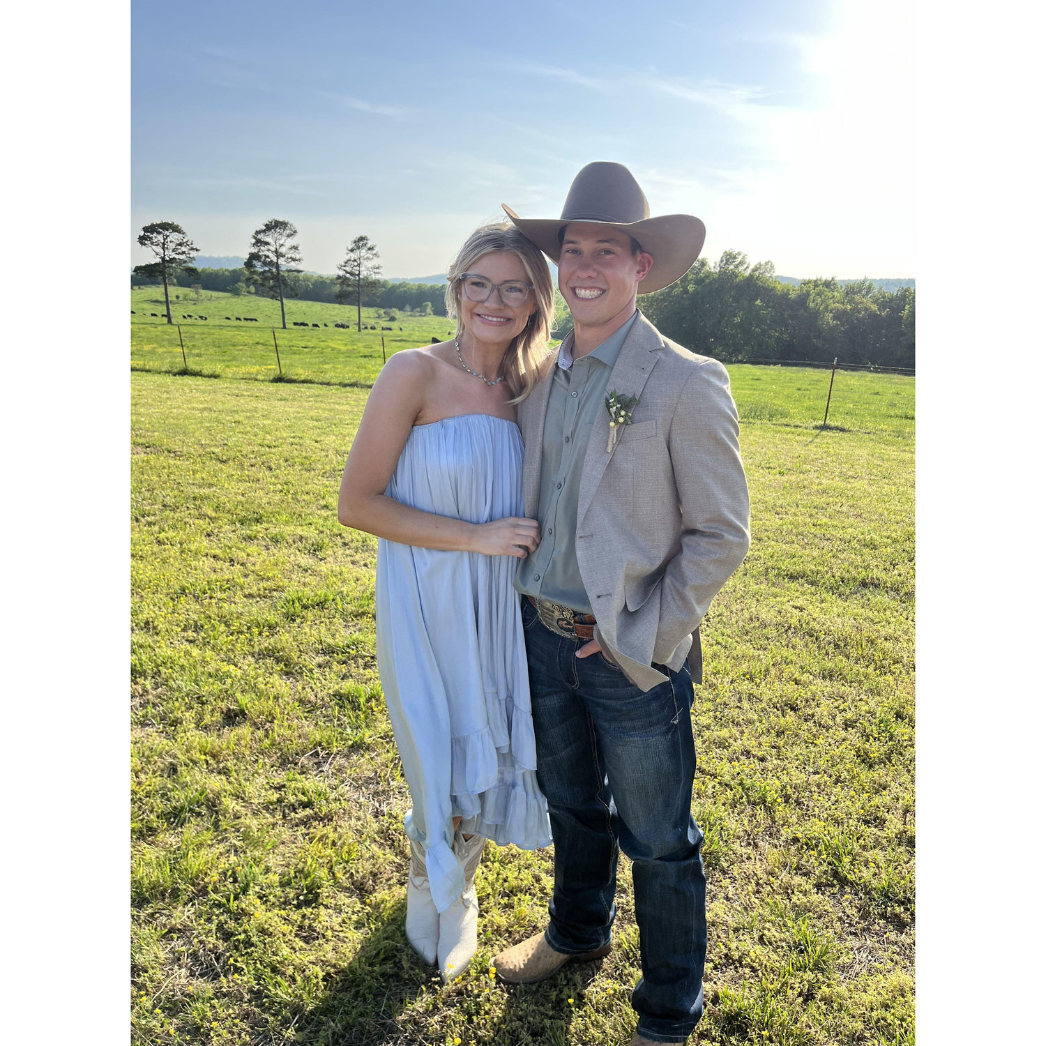 At Kara's wedding!