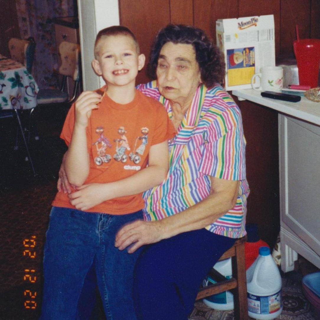 Casey with his Mamaw (Bonnie)