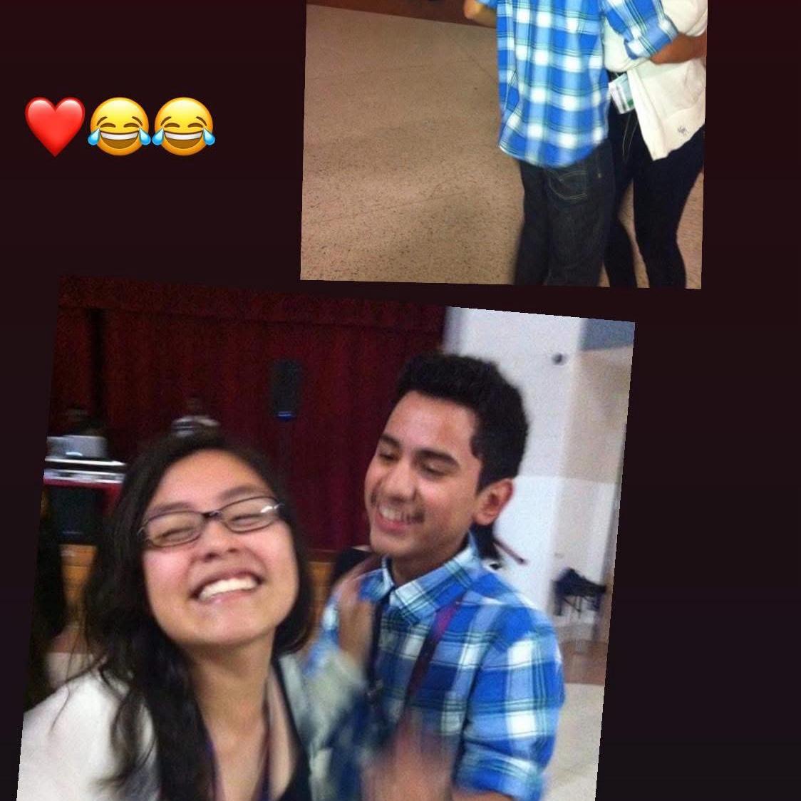 He was trying to dance with me at the middle school dance 🤣🥺