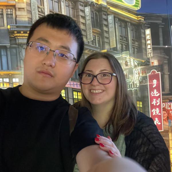 Taking a tour of the Tsingtao Beer Museum in Qingdao, Shandong Province, China. It happened to be the company’s 125th anniversary, so they got to see the CEO speak!