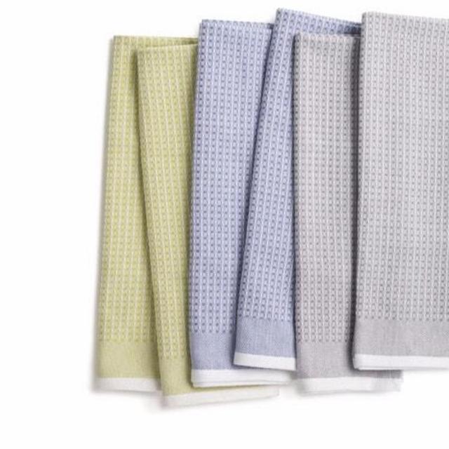 Organic Waffle Kitchen Towels, Set of 6