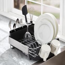 Crate&Barrel Umbra UDRY Dishrack with Drying Mat