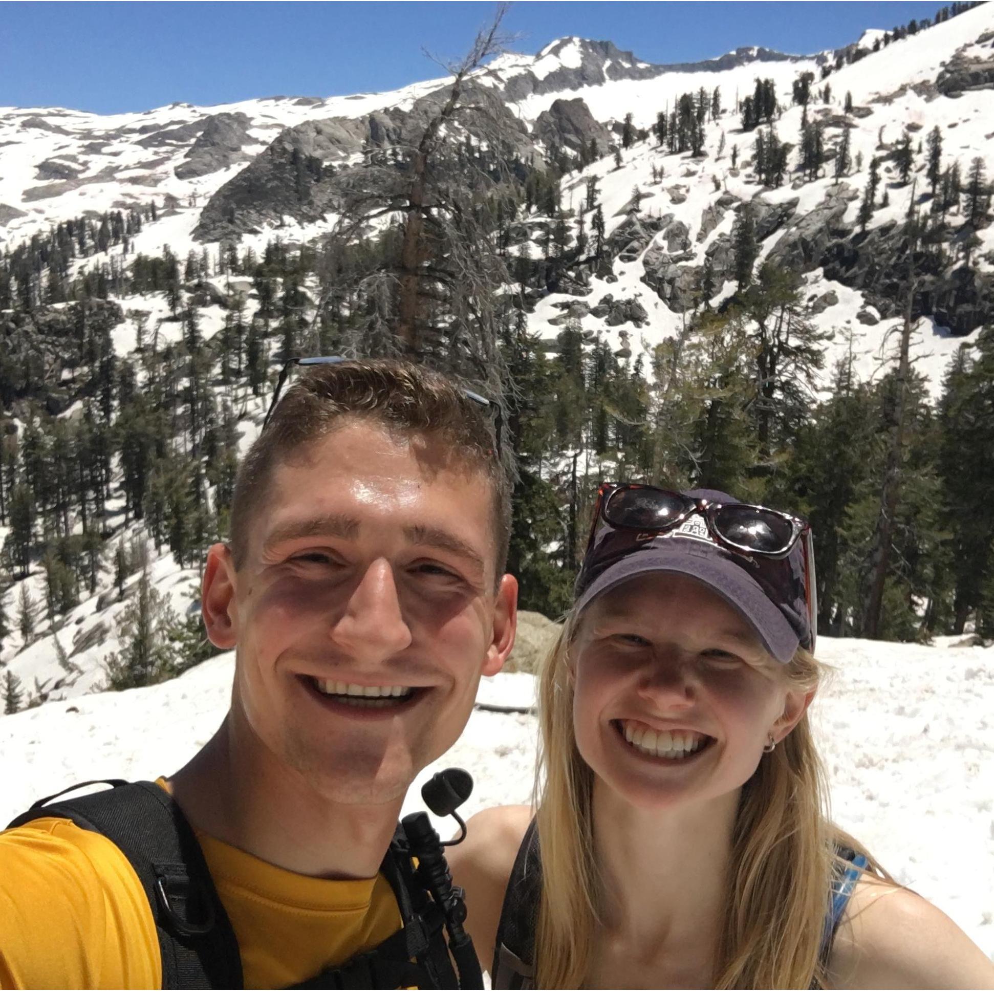 Catching some June snow high in the Sierras at Sequoia National Park in 2017