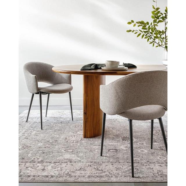 Becki Owens x Surya Davina Damask Area Rug , 5'3" x 7', Sage