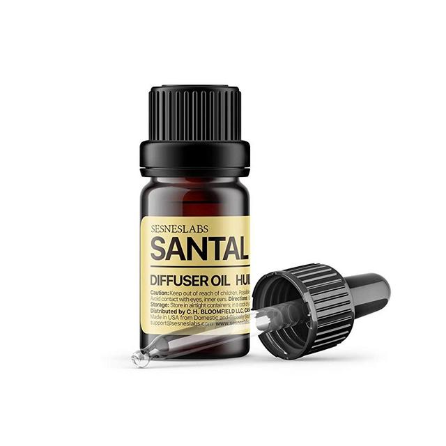 Santal Diffuser Oil, Niche Scent, Luxury Amber Coco Vanilla Cedar Sandalwood Musk Essential Oils Blend for Ultrasonic Diffuser Scent Projects(.33 oz/10 ml)