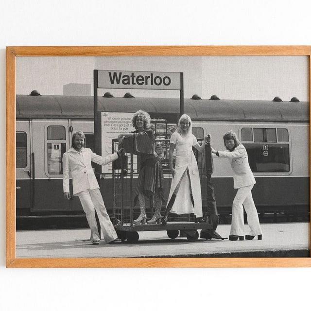 Abba Pop Group Canvas Print