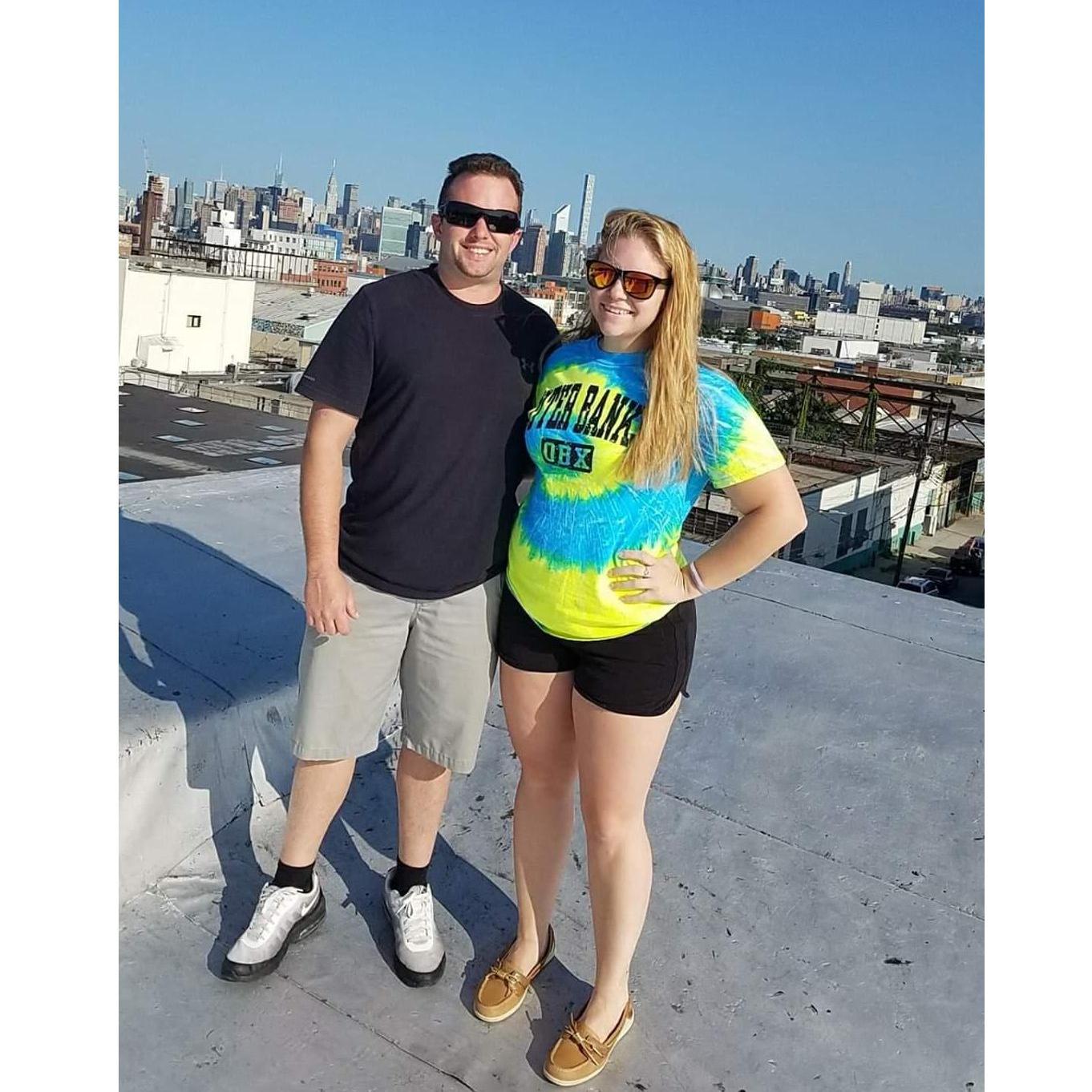 Visiting Cari's friend, Jeff, in Brooklyn after her friend's, Gab's, engagement party.
August 2017