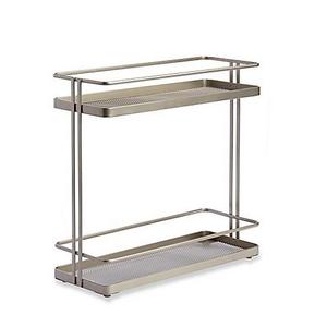 .ORG 2-Tier Cabinet Organizer in Nickel
