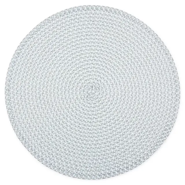 Simply Essential™ Round Braid Placemat in Blue