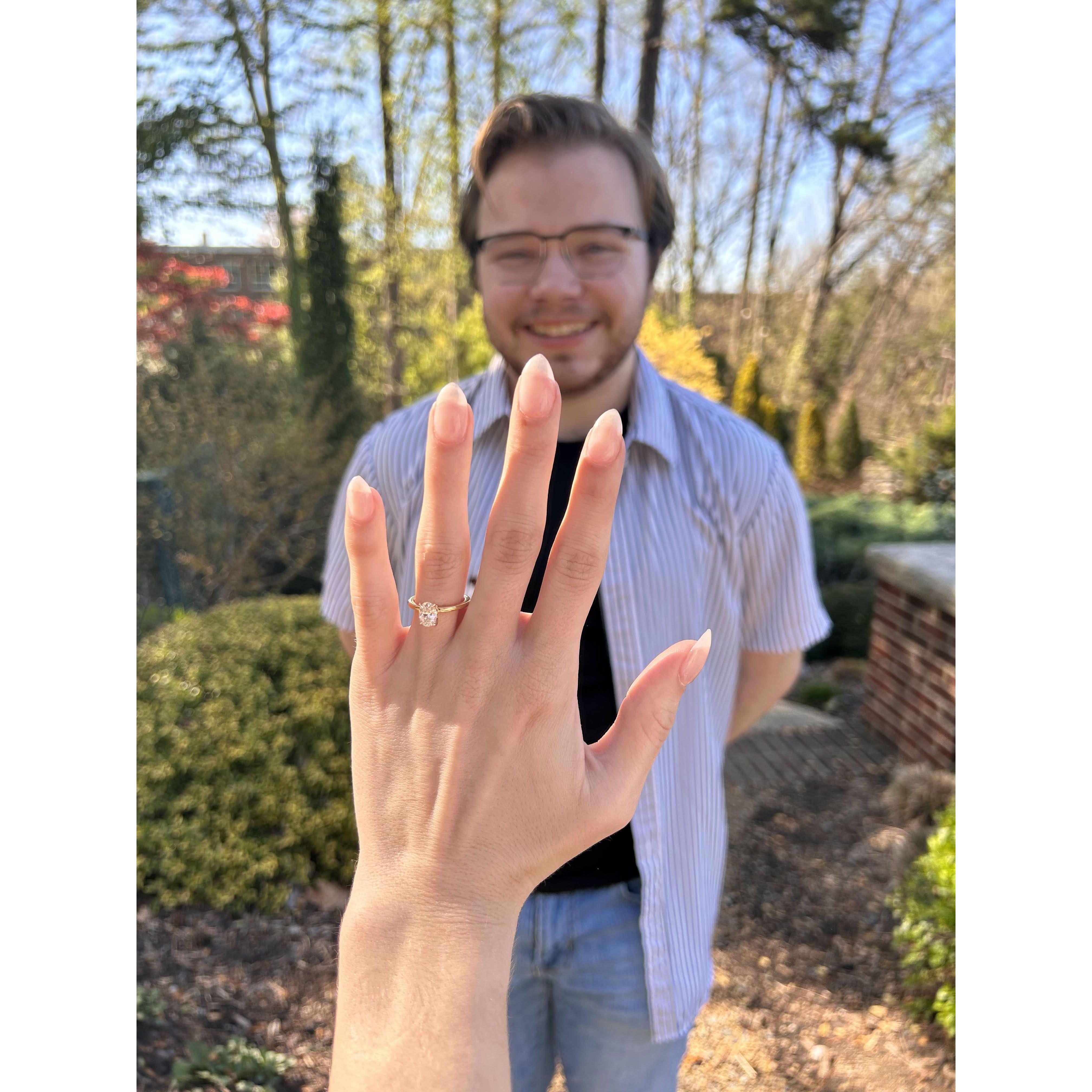 Right after I said "Yes"