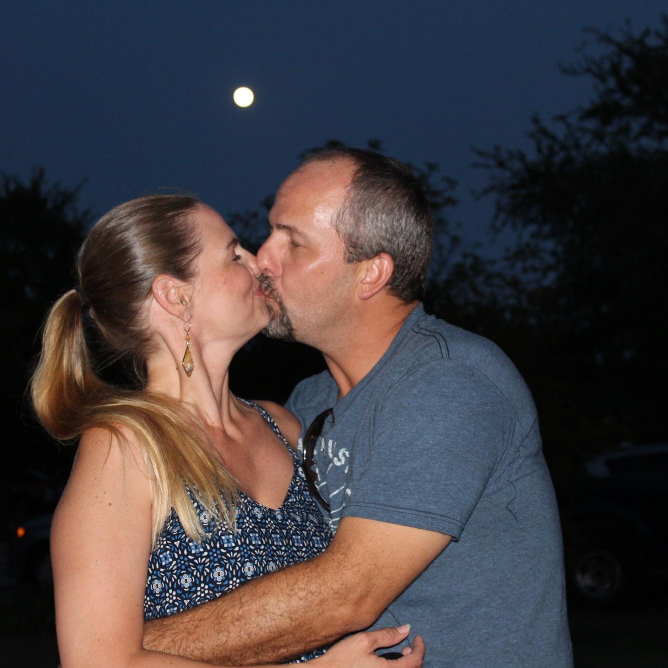 We don’t always howl at the moon, maybe a kiss instead.