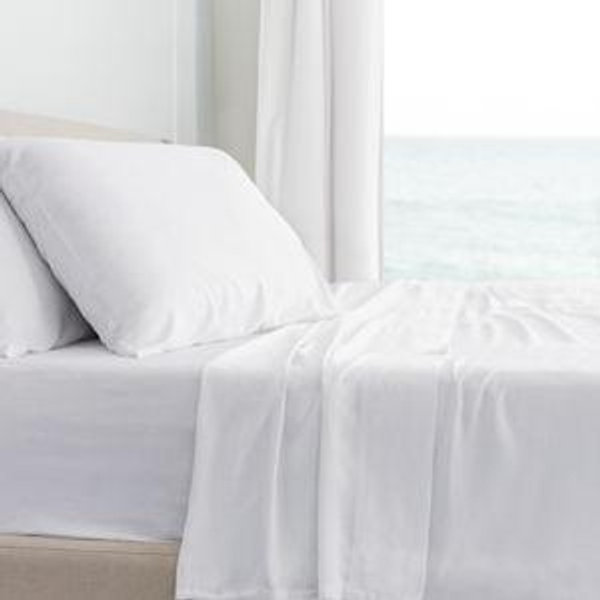 Classic Bamboo Bed Sheet Set - White - Queen