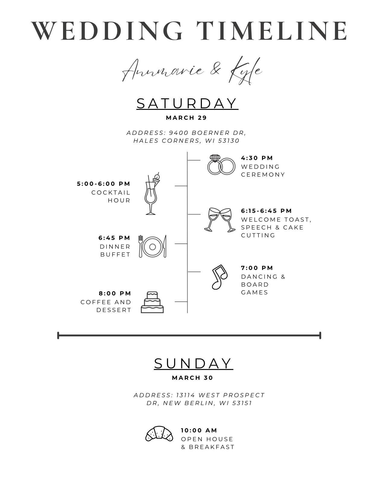 The Wedding Website of Annmarie Wang and Kyle Yedica