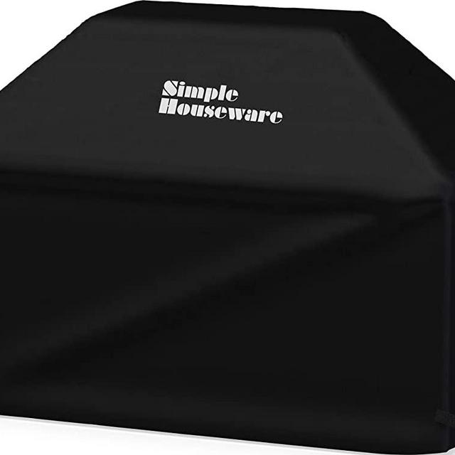Simple Houseware 60-inch Waterproof Heavy Duty Gas BBQ Grill Cover, Weather-Resistant Polyester