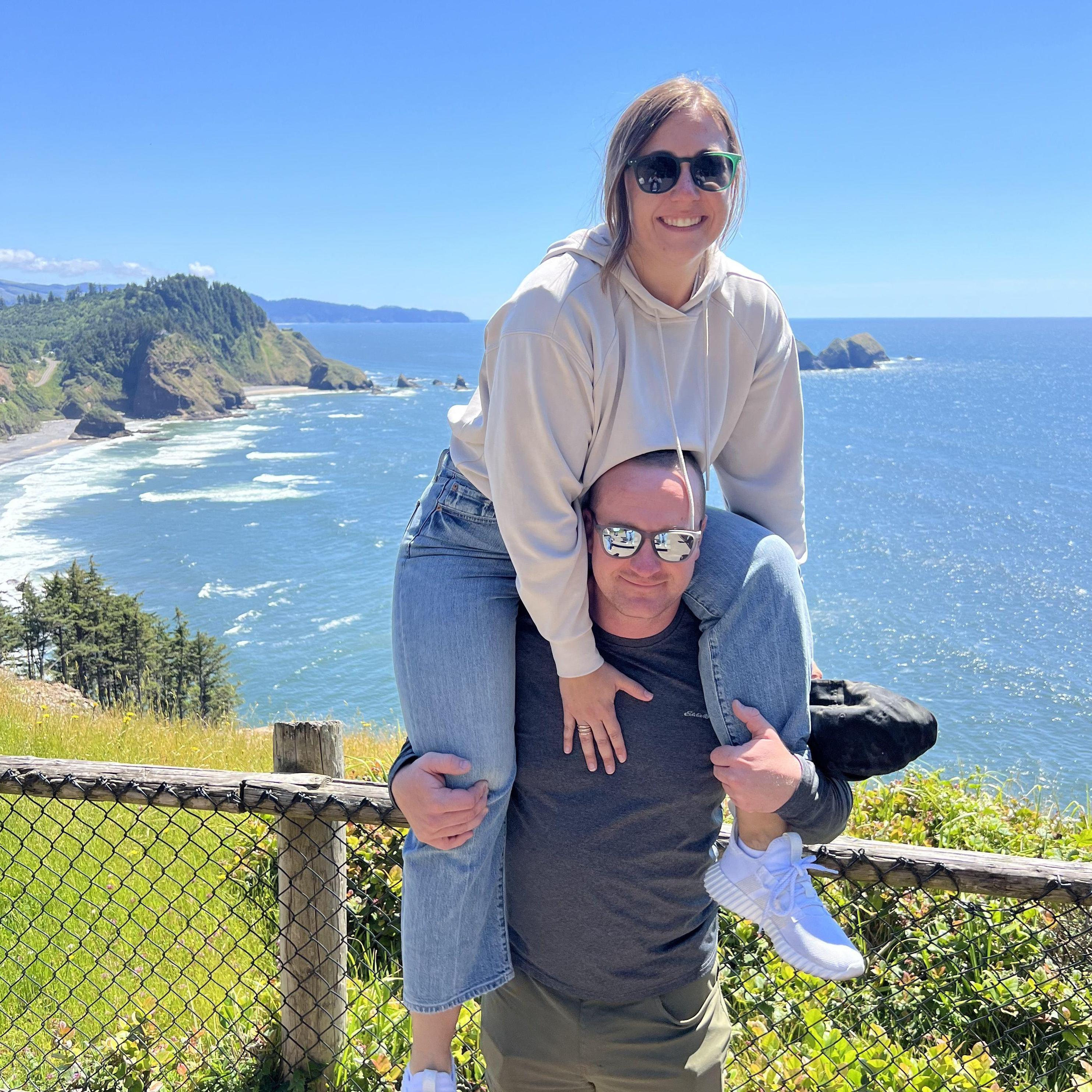 Goofin at the Oregon Coast.