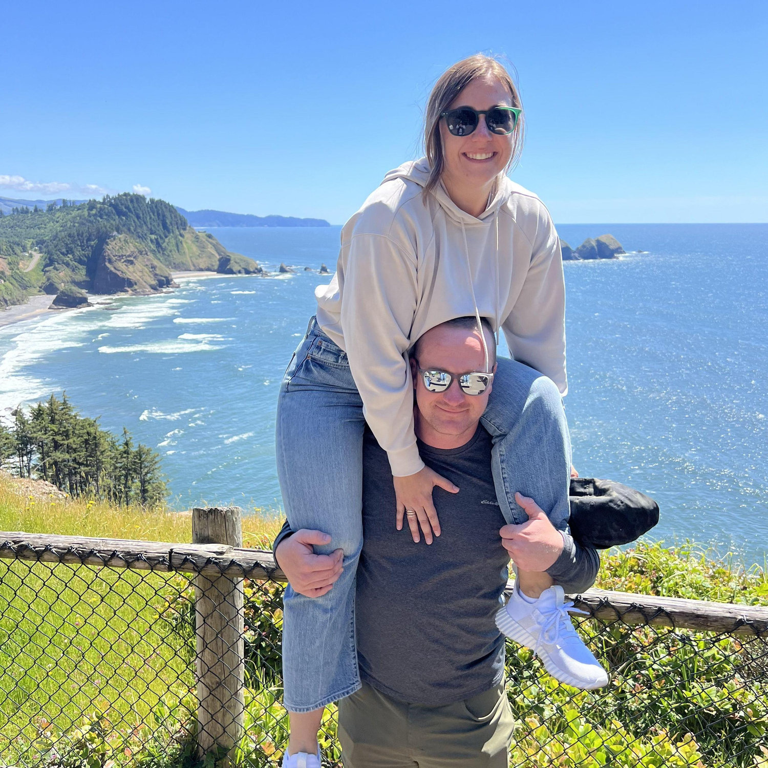 Goofin at the Oregon Coast.