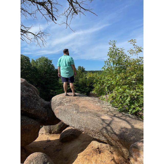 At the Elephant Rocks!