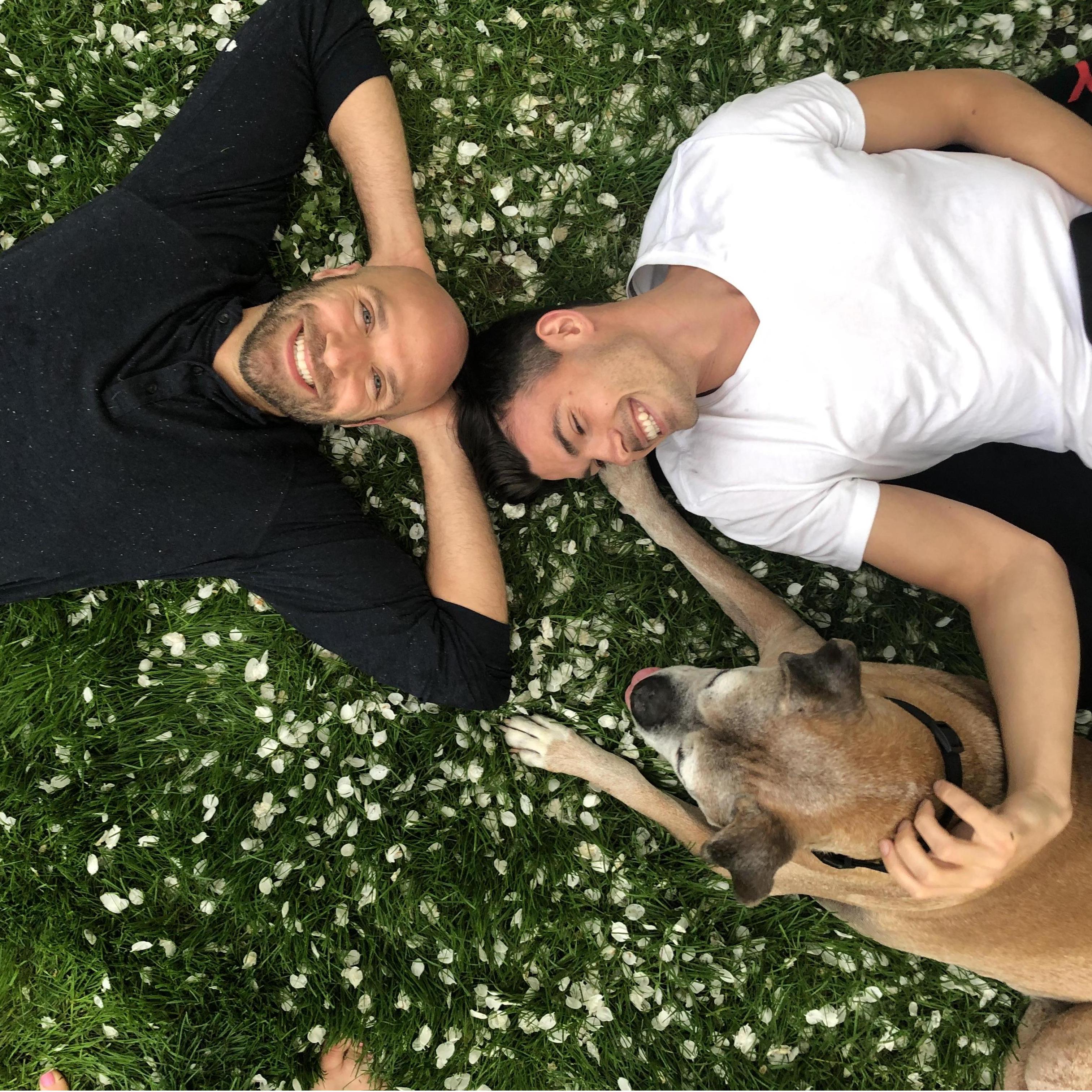 With our best friend, Reggie