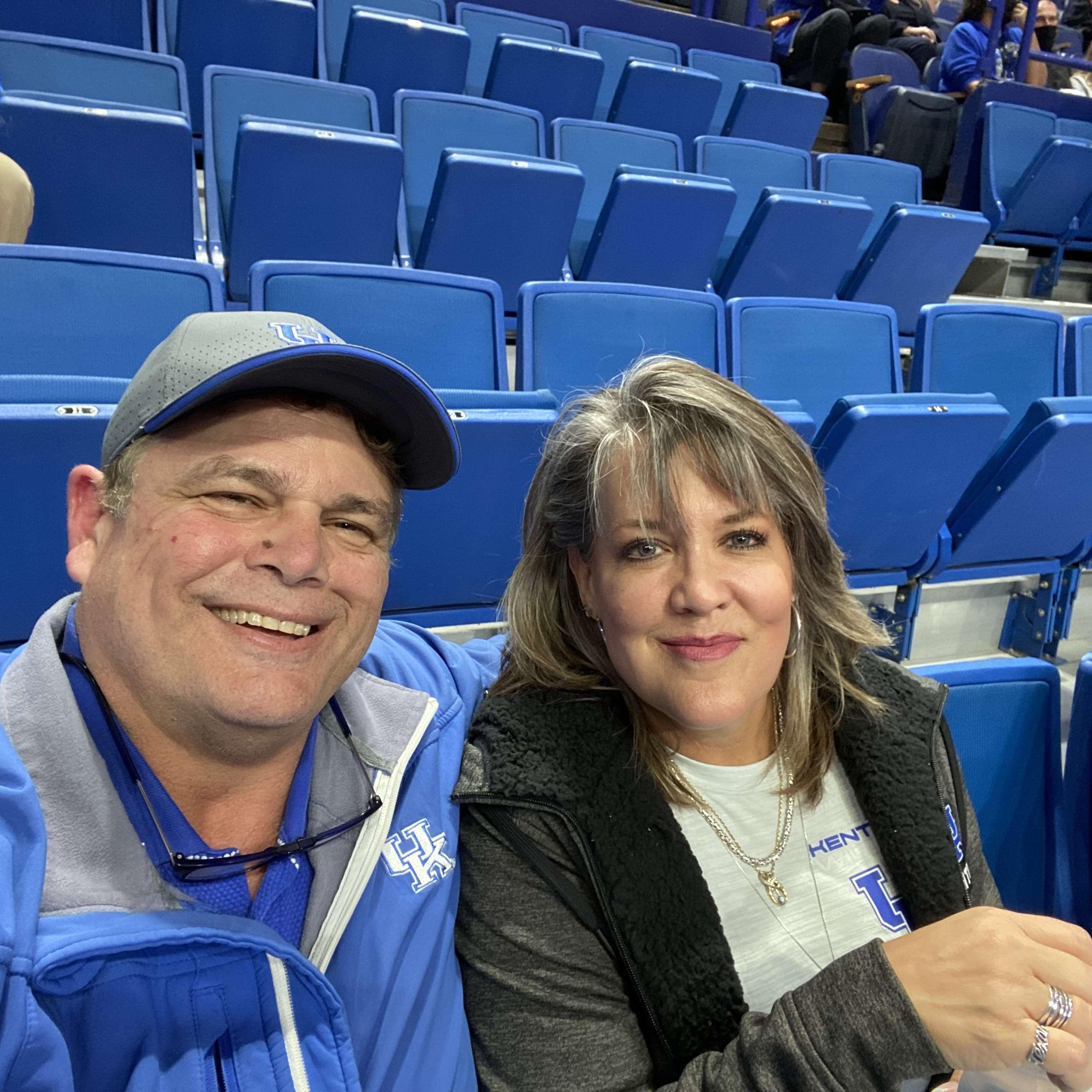 Front row seats at UK Basketball game