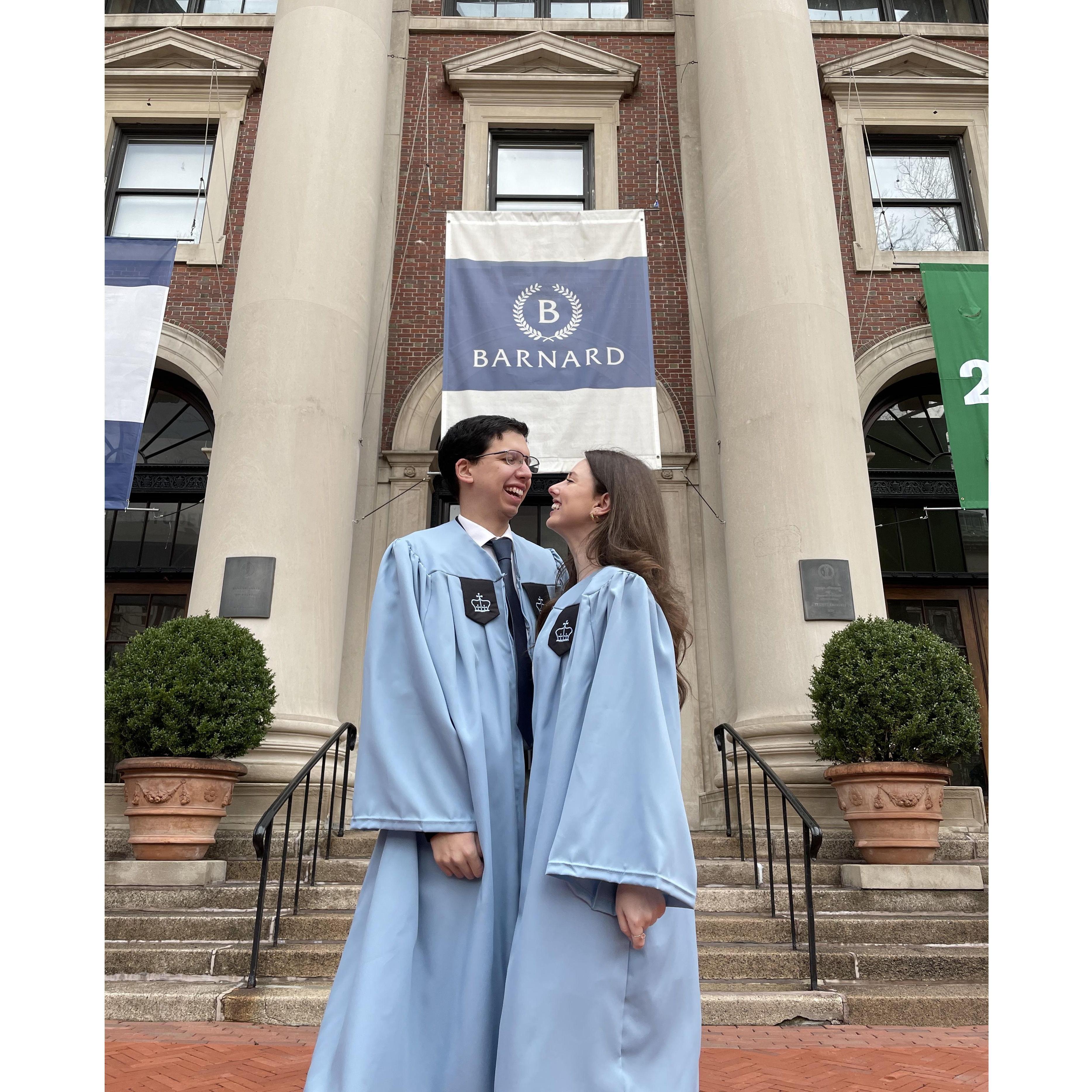 We spent so much time at Barnard over our 4 years in college together.