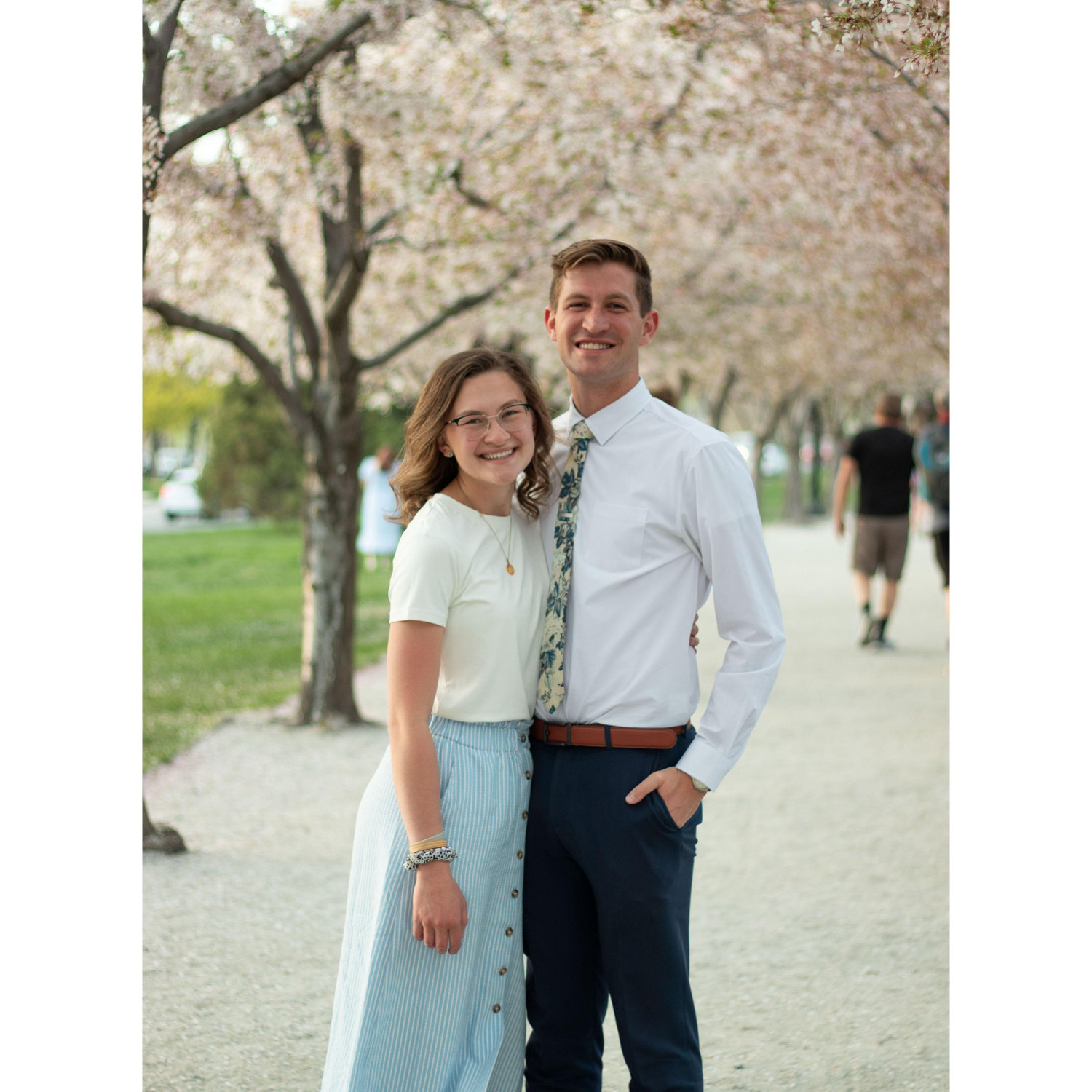Pictures at the capitol about a month after we started dating:)