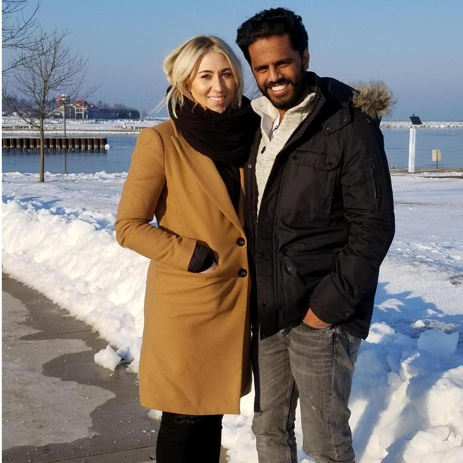 A trip to Wisconsin in February, to make sure Prasanna can handle the cold..he can't
