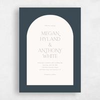 Blue Wedding Invitation - Majestic Arch