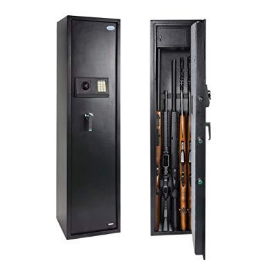 Rifle Safe Gun Safe Quick Access 5-Gun Shotgun Cabinet
