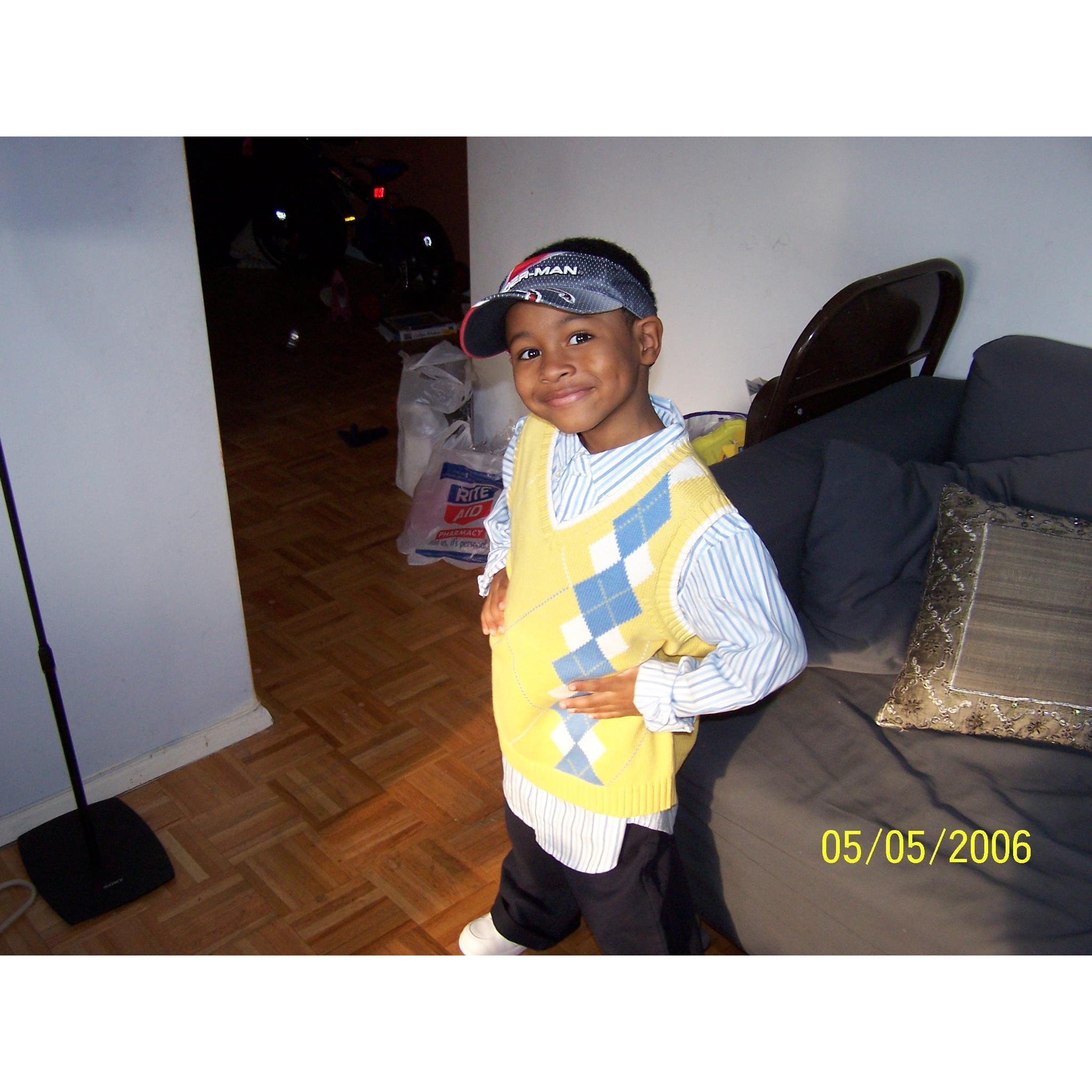 Kayin at 6 years old